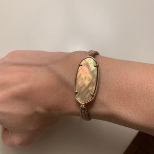 Kendra Scott Cord Bracelet Mauve, Iridescent Stone